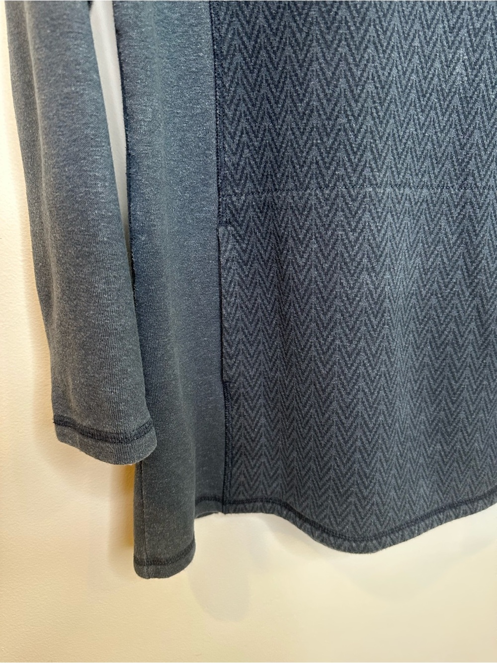 Prana Daily Tunic Hooded Tunic Dress in Charcoal Gray EUC Medium - Picture 4 of 7